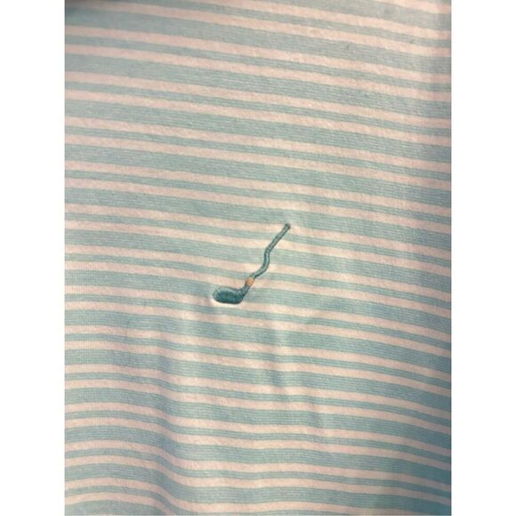 Peter Millar Men's Polo Shirt Golf Club Embroidery size L Stretch - Picture 4 of 8